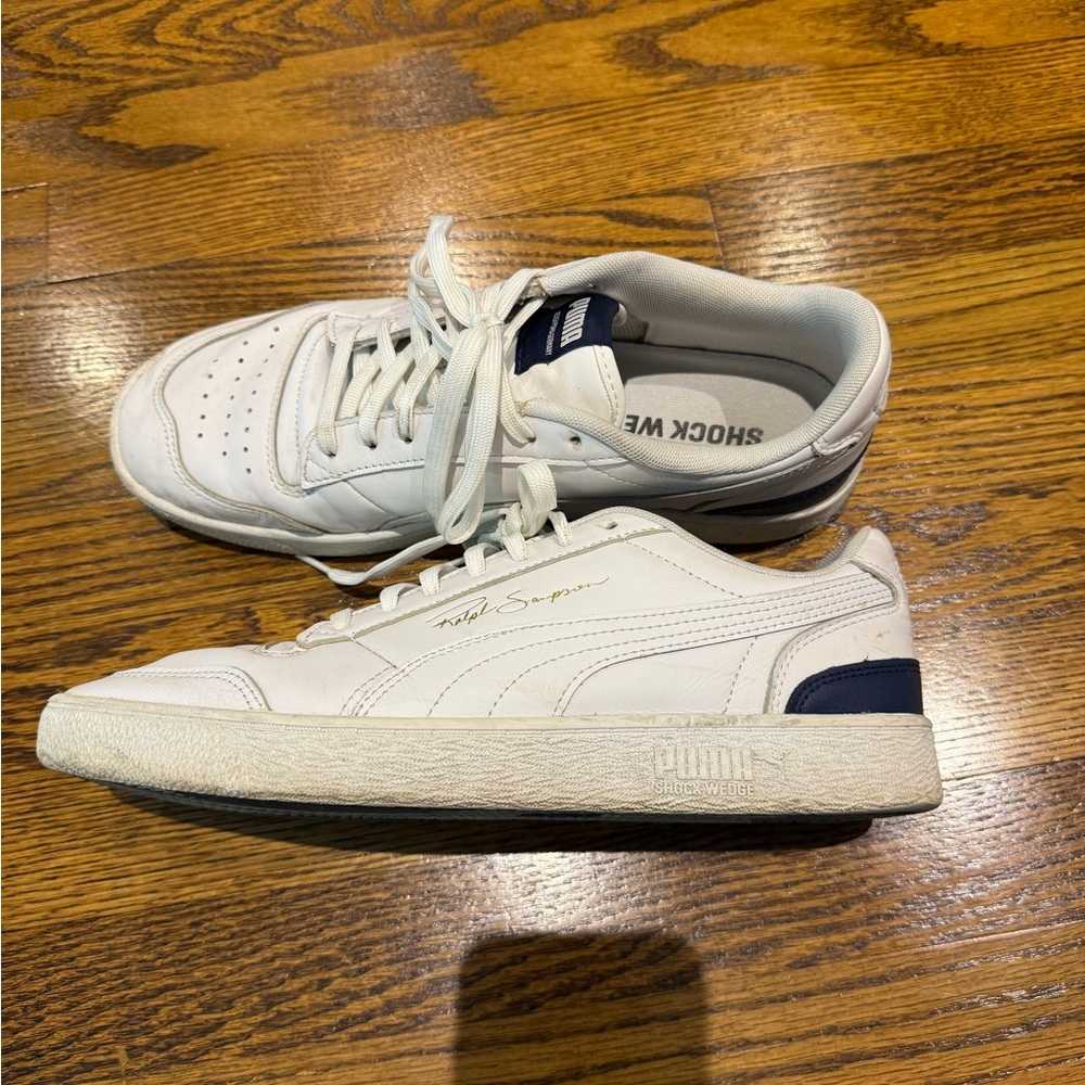 Puma Shock Wedge White Sneakers - Men’s Size 11.5 (EU 45, UK 10.5, 29.5cm)